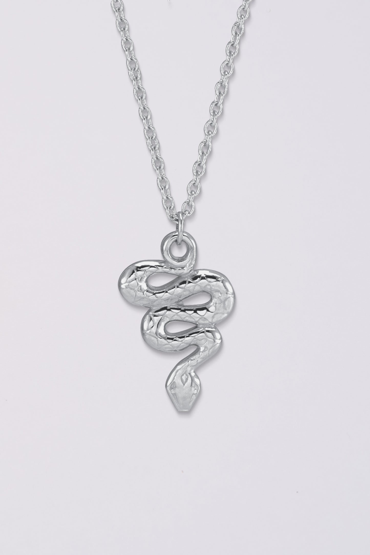 Snake Pendant | 14K Gold | Adjustable chain 16"-18"