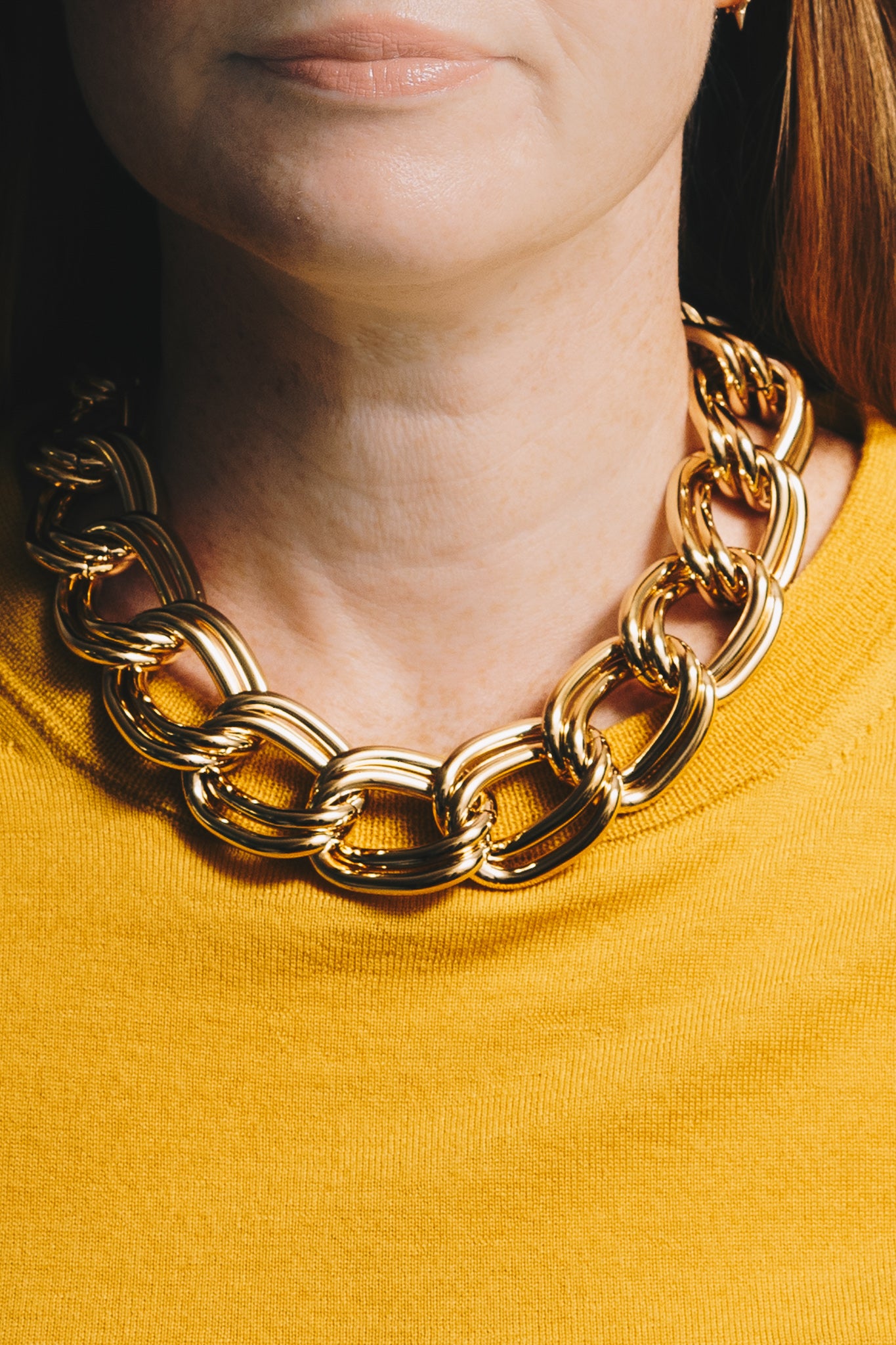 Large Oval Link Chain Necklace – Arm Candy By Kelly