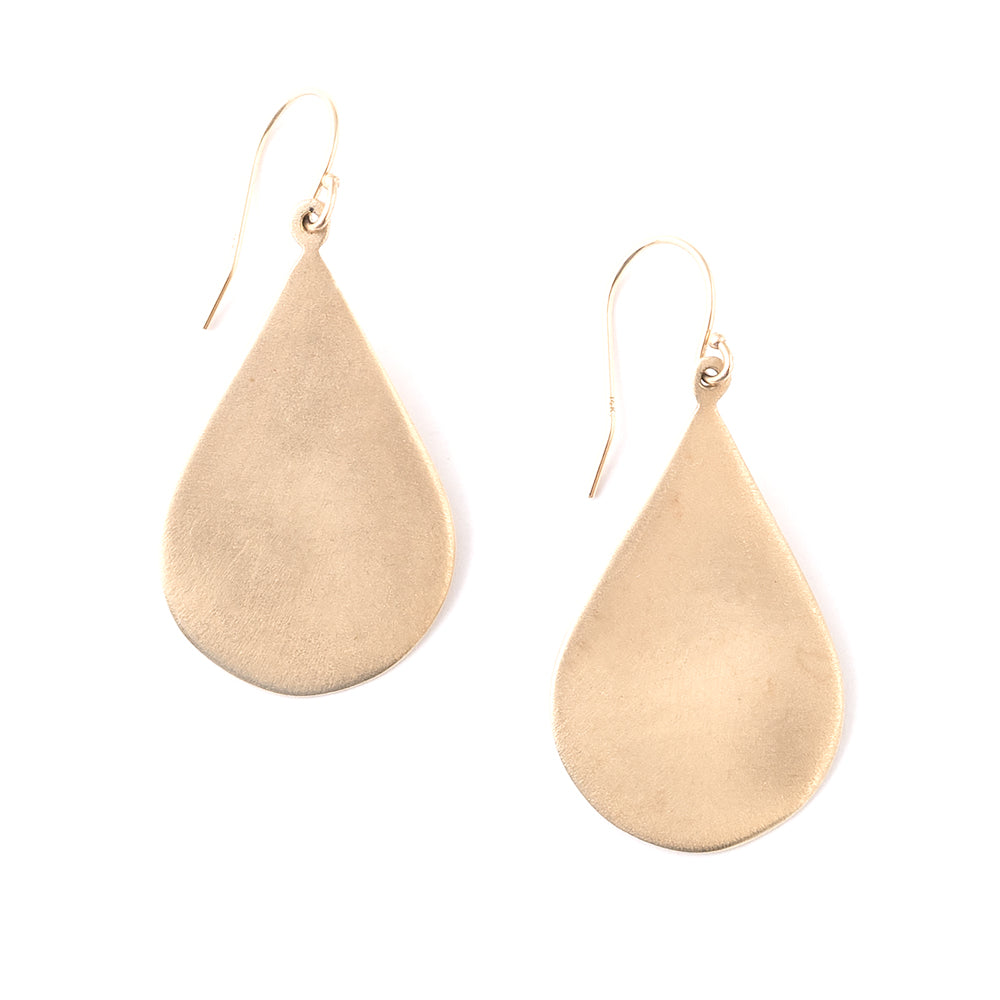 9ct Yellow Gold Tear Drop Earrings – BURLINGTON